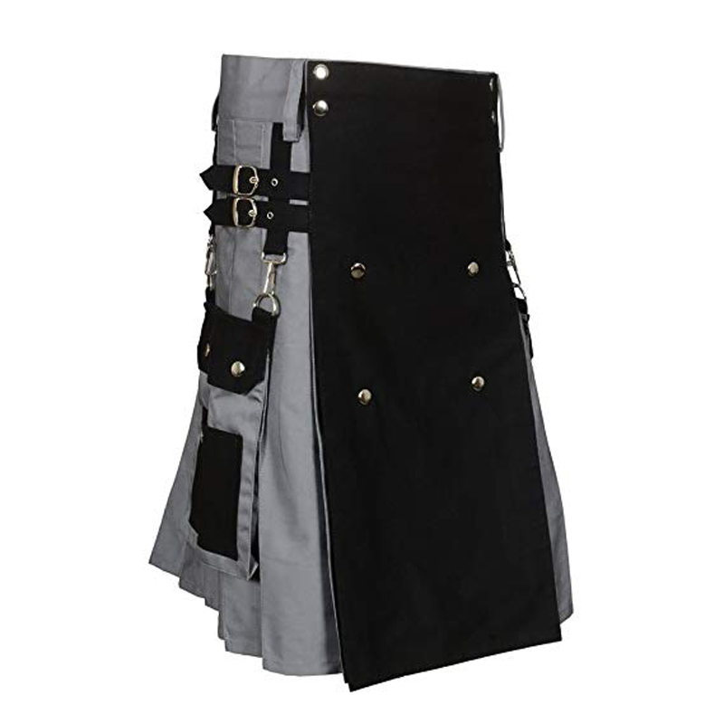 Black-Gray-Scottish-Two-Tone-Utility-Kilt-2.jpg