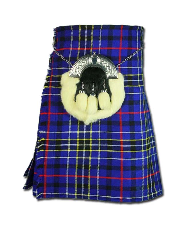 Modern Blue Tartan Kilt - Image 3
