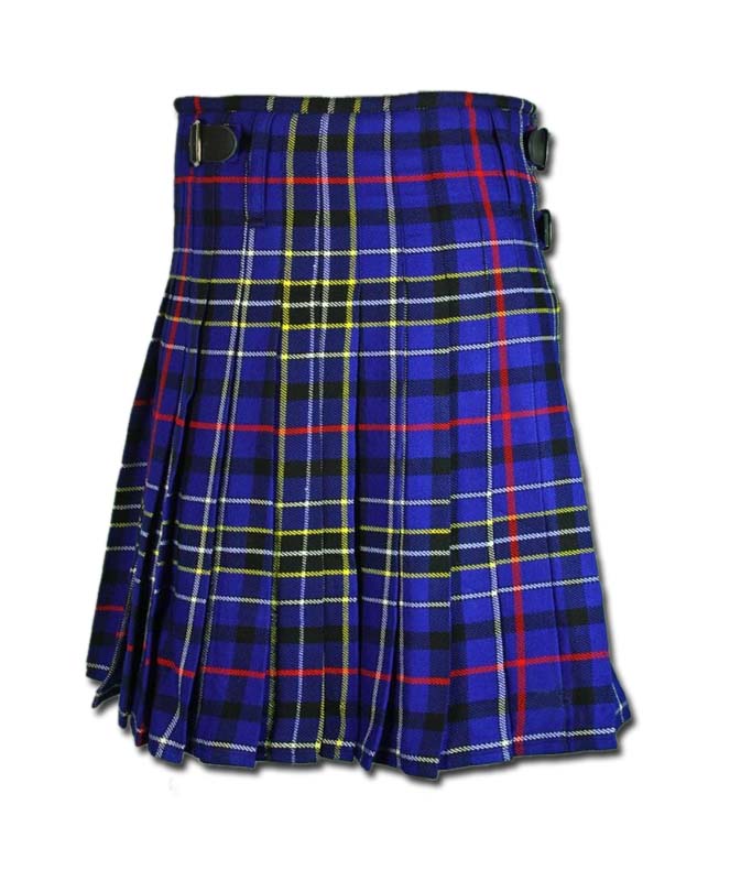Modern Blue Tartan Kilt - Image 2