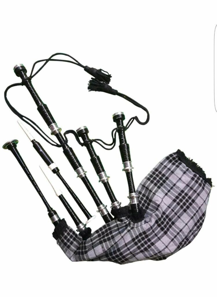 Rosewood granite grey bagpipe