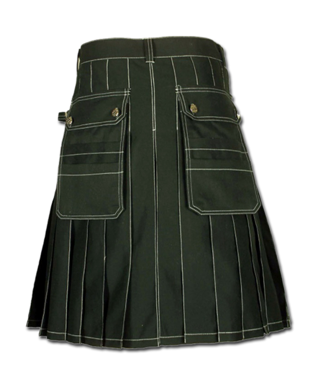 Workwear-kilt-for-Working-Men.jpg Black Work wear kilt for Working Men