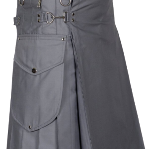 Modern Utility Kilt With Cargo Pockets
