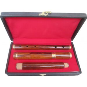 New Irish Professional Rosewood D Flute 4 Piece Natural Finish with Case