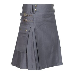 DARK GREY UTILITY KILT