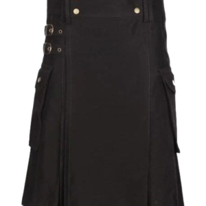 BLACK UTILITY KILTS