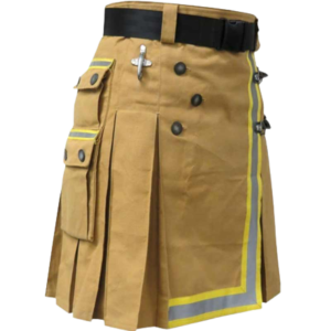 KHAKI FIREFIGHTER UTILITY KILT